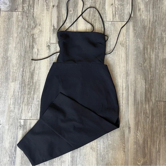 NBD from REVOLVE Becky Lace Back Midi Dress in Black - Picture 6 of 9